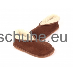 Lammfell Damen Steifel Pantoffeln Hausschuhe 431-low